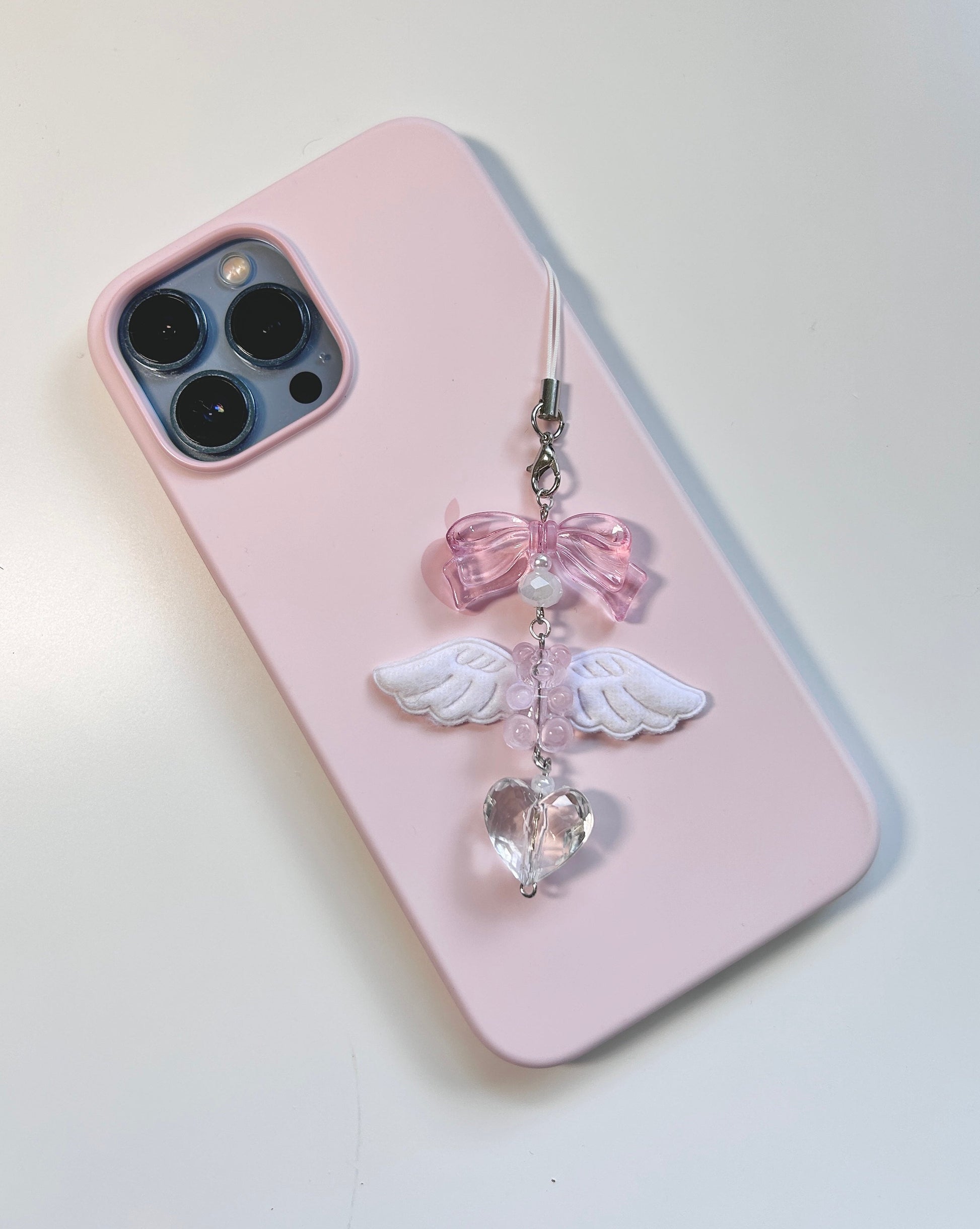 Gummy Bear Angel Phone Charm - white phone2